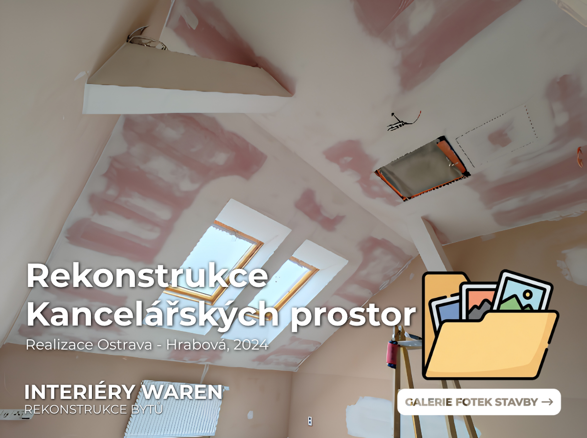 Fotogalerie realizací sádrokartonů a rekonstrukcí interiérů – Interiéry Waren Ostrava