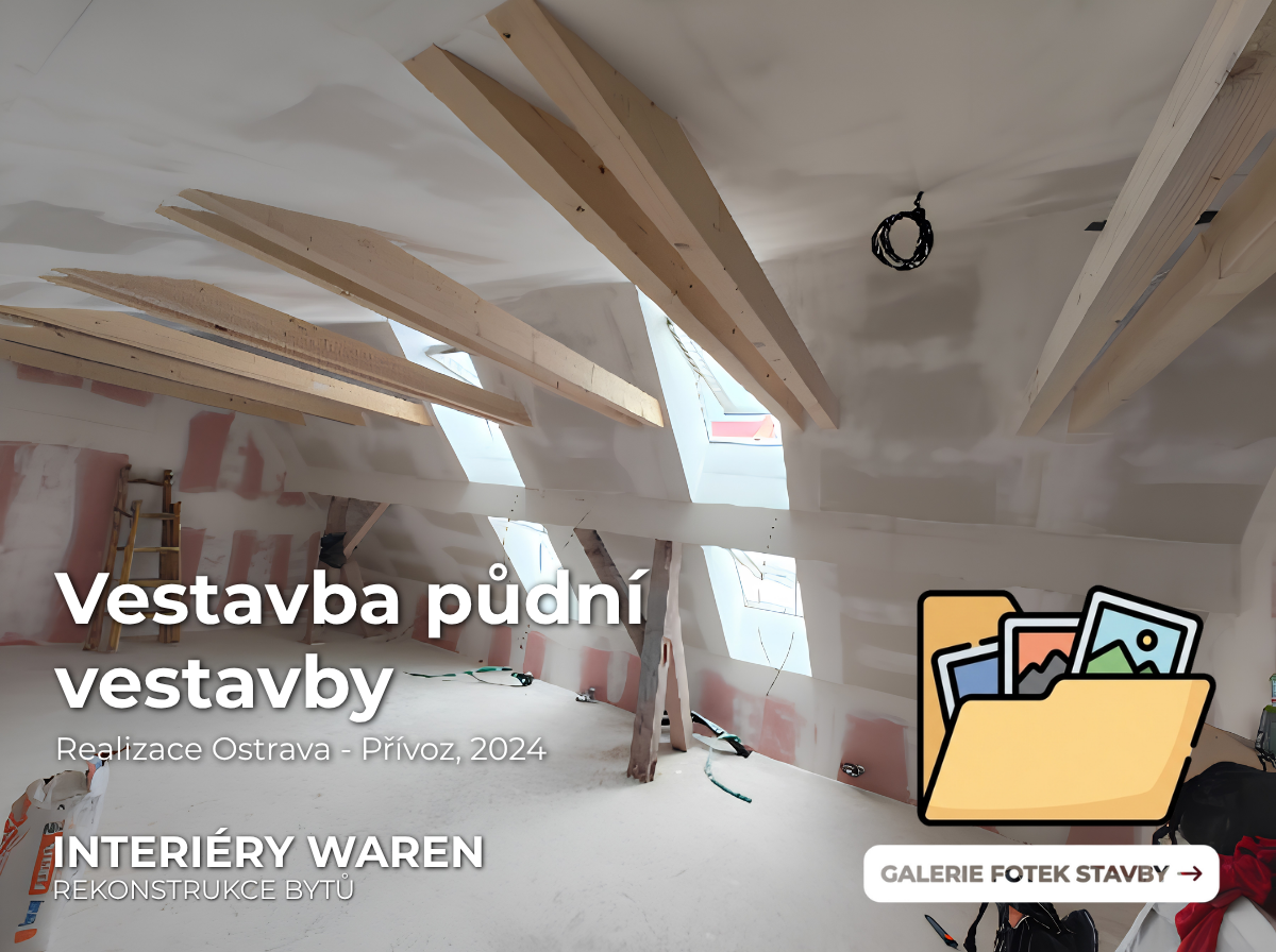 Fotogalerie realizací sádrokartonů a rekonstrukcí interiérů – Interiéry Waren Ostrava