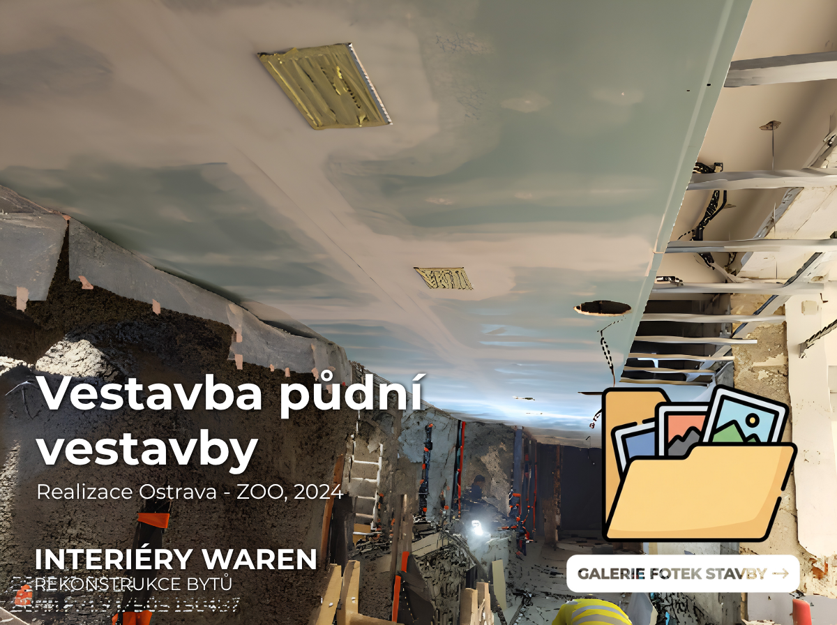 Fotogalerie realizací sádrokartonů a rekonstrukcí interiérů – Interiéry Waren Ostrava