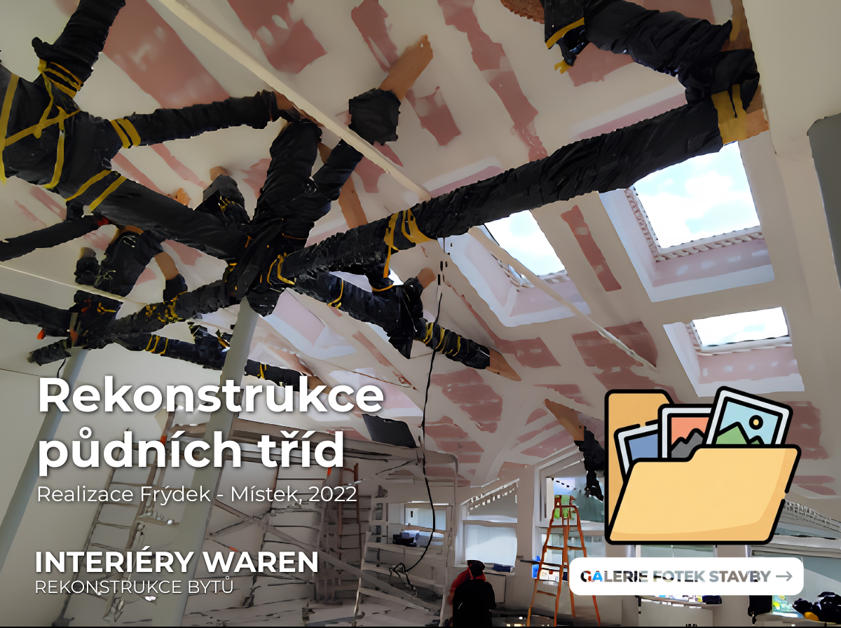 Fotogalerie realizací sádrokartonů a rekonstrukcí interiérů – Interiéry Waren Ostrava